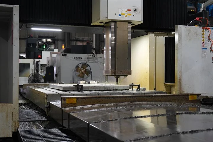 CNC milling of a machine component