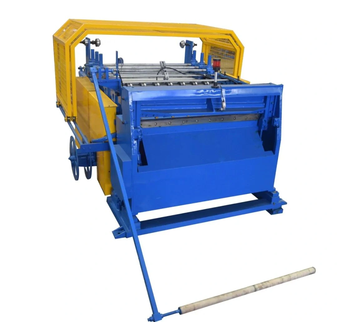 Blue combined coil-processing unit with transverse shear and yellow guarding in our Xiamen production base public equipment photograph