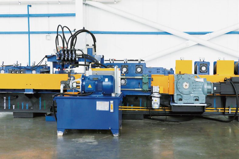 Linha de produção de máquina perfiladeira