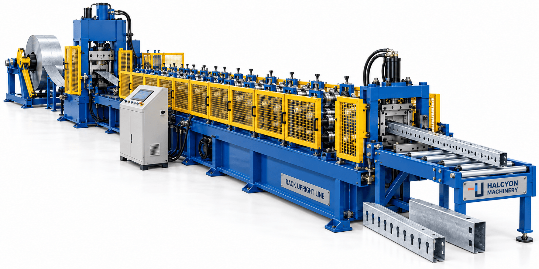 Rack Upright and Crossbeam Roll Forming Line