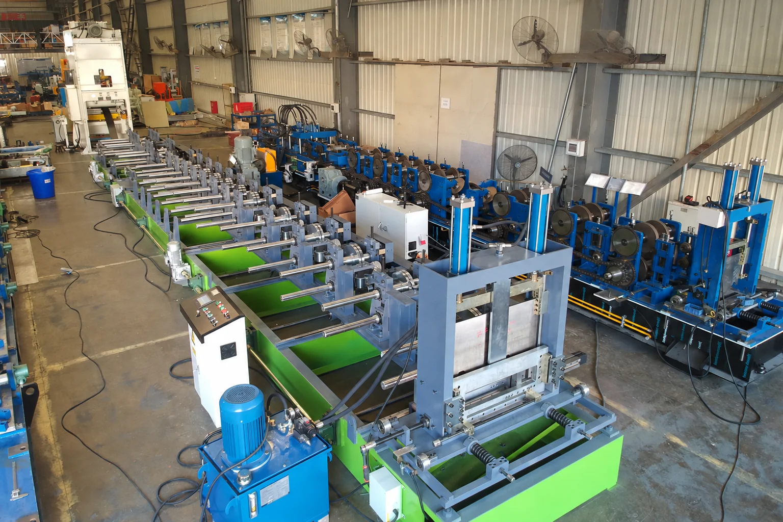 Cable tray line