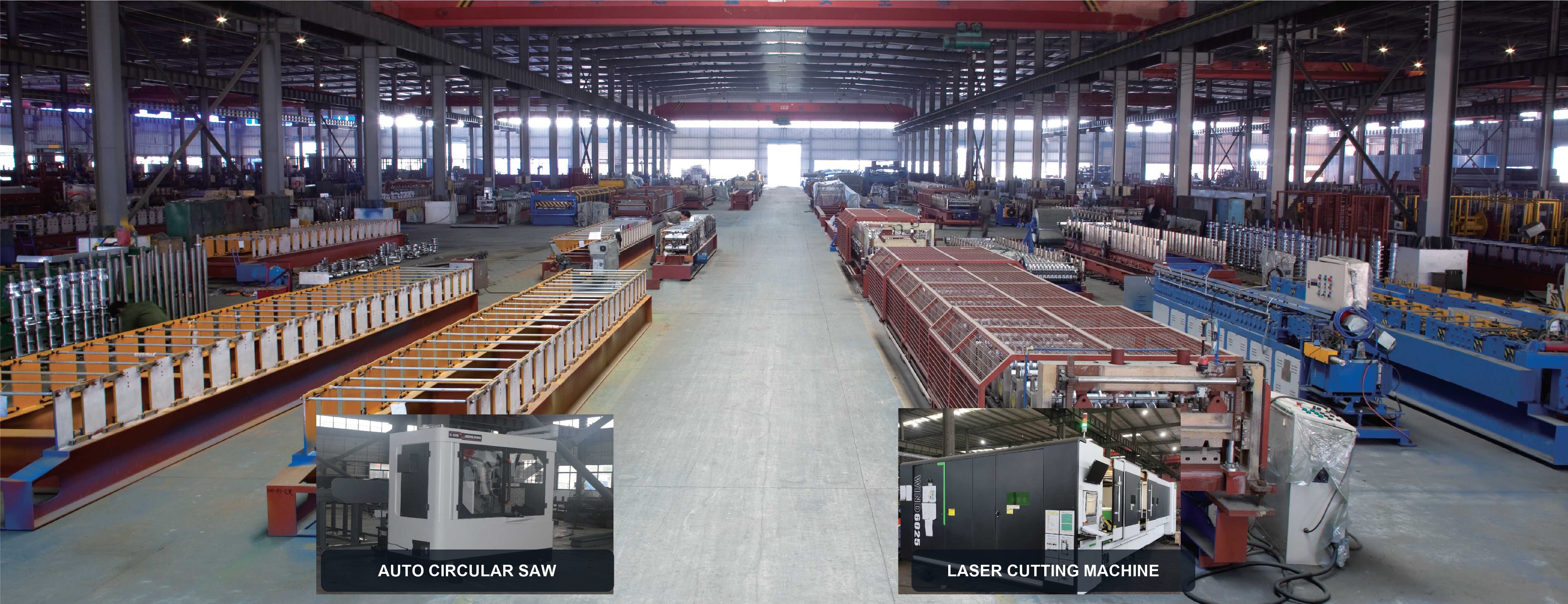 Roll forming equipment at our Xiamen production base